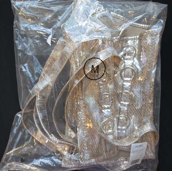 Envision Me In Gold Holographic Corset - Picture 10 of 11